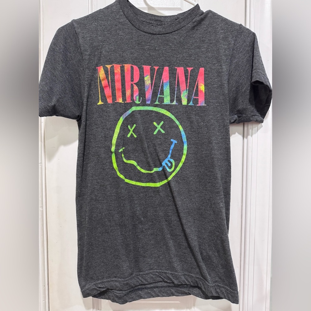 Nirvana Grey Graphic T-Shirt